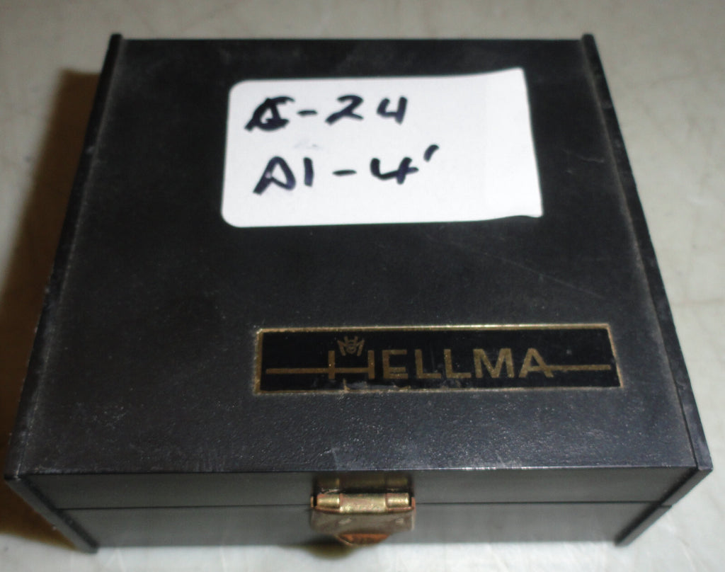 Lot of 4 HELLMA Cuvettes - QS77 1000 - QS 0.300 - QS282 1000 Flow through cells