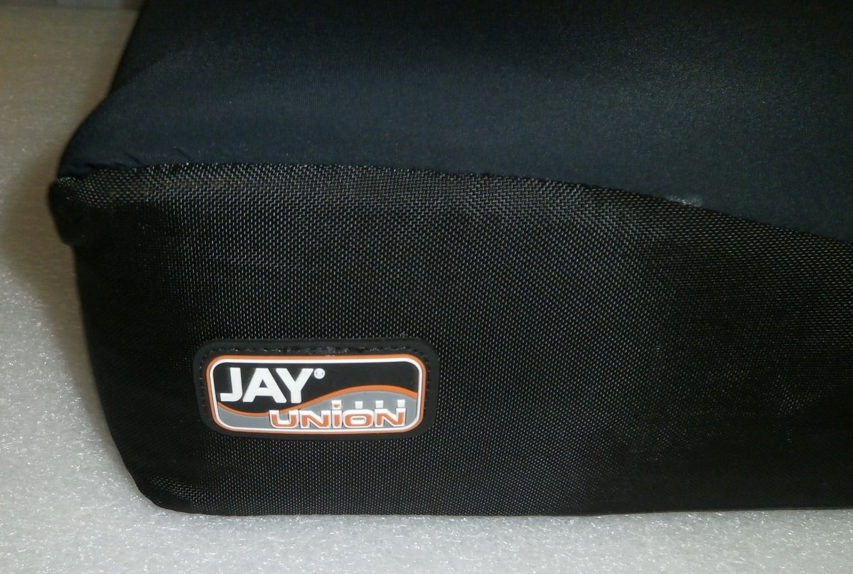 JAY UNION WHEELCHAIR CUSHION 17X19 INCH WITH COVER GOOD CONDITION