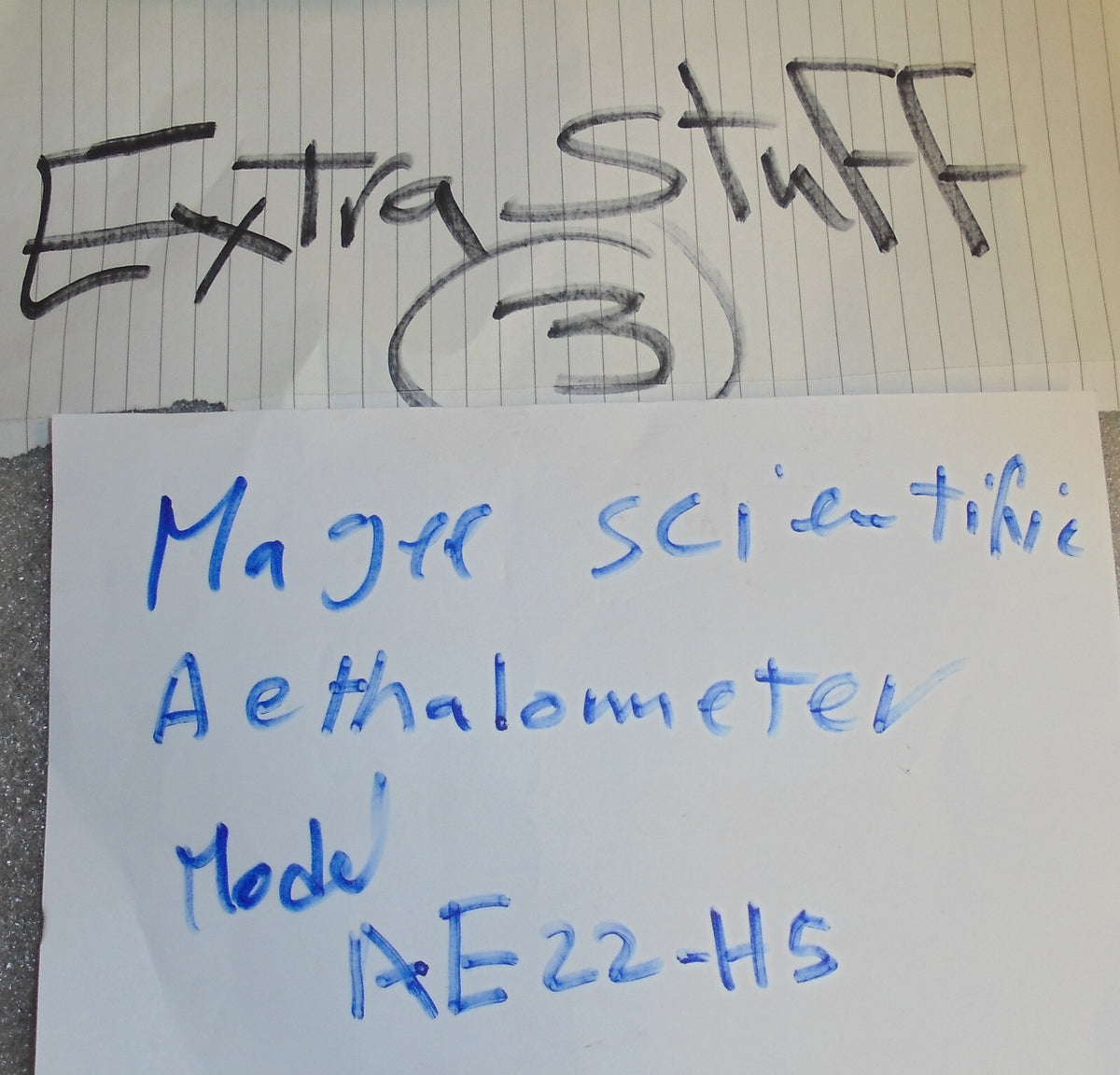 MAGEE SCIENTIFIC AE-22 DISPLAY SCREEN