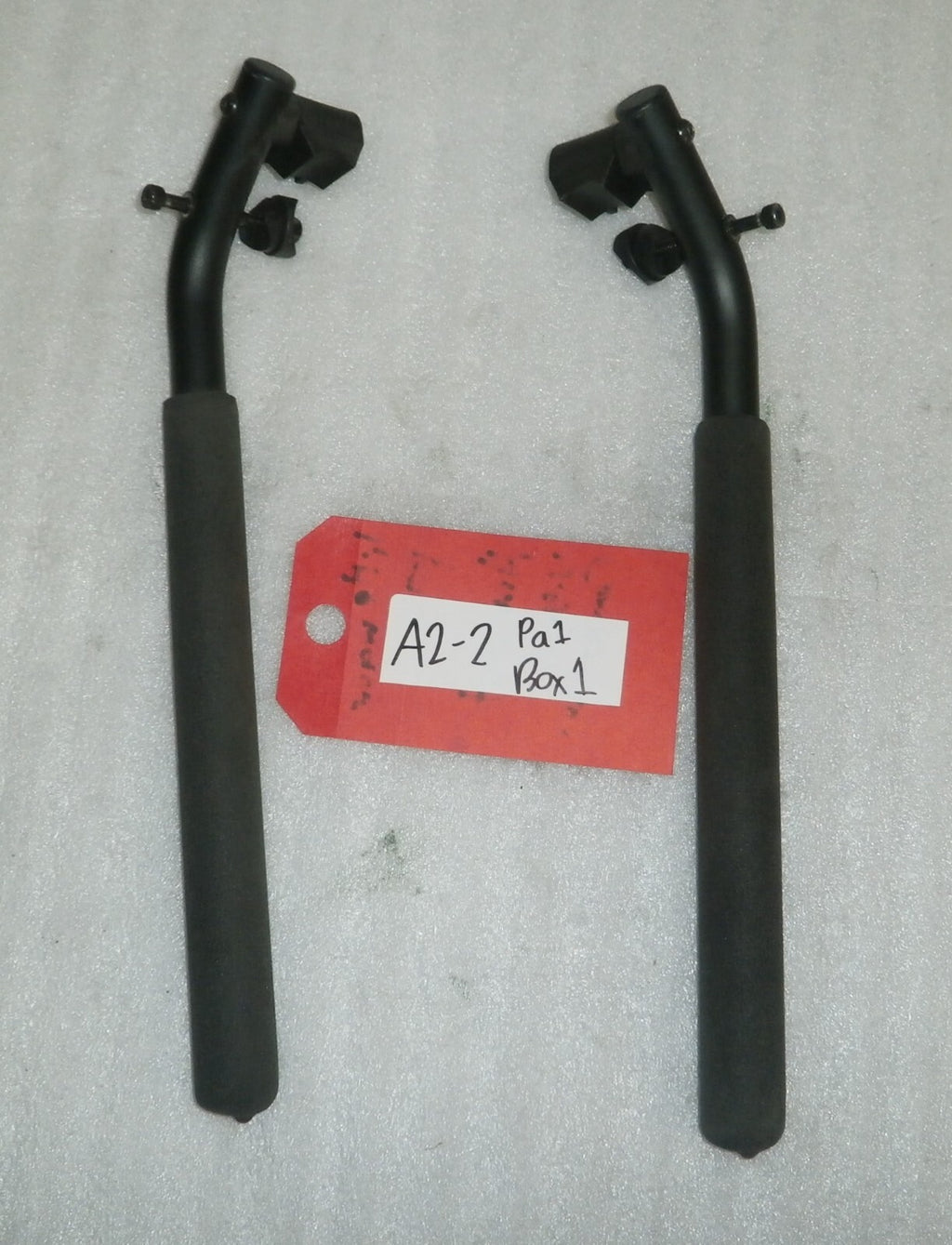 PAIR OF WHEELCHAIR FLIP ARM REST MOUNTS FOR LITTLE WAVE
