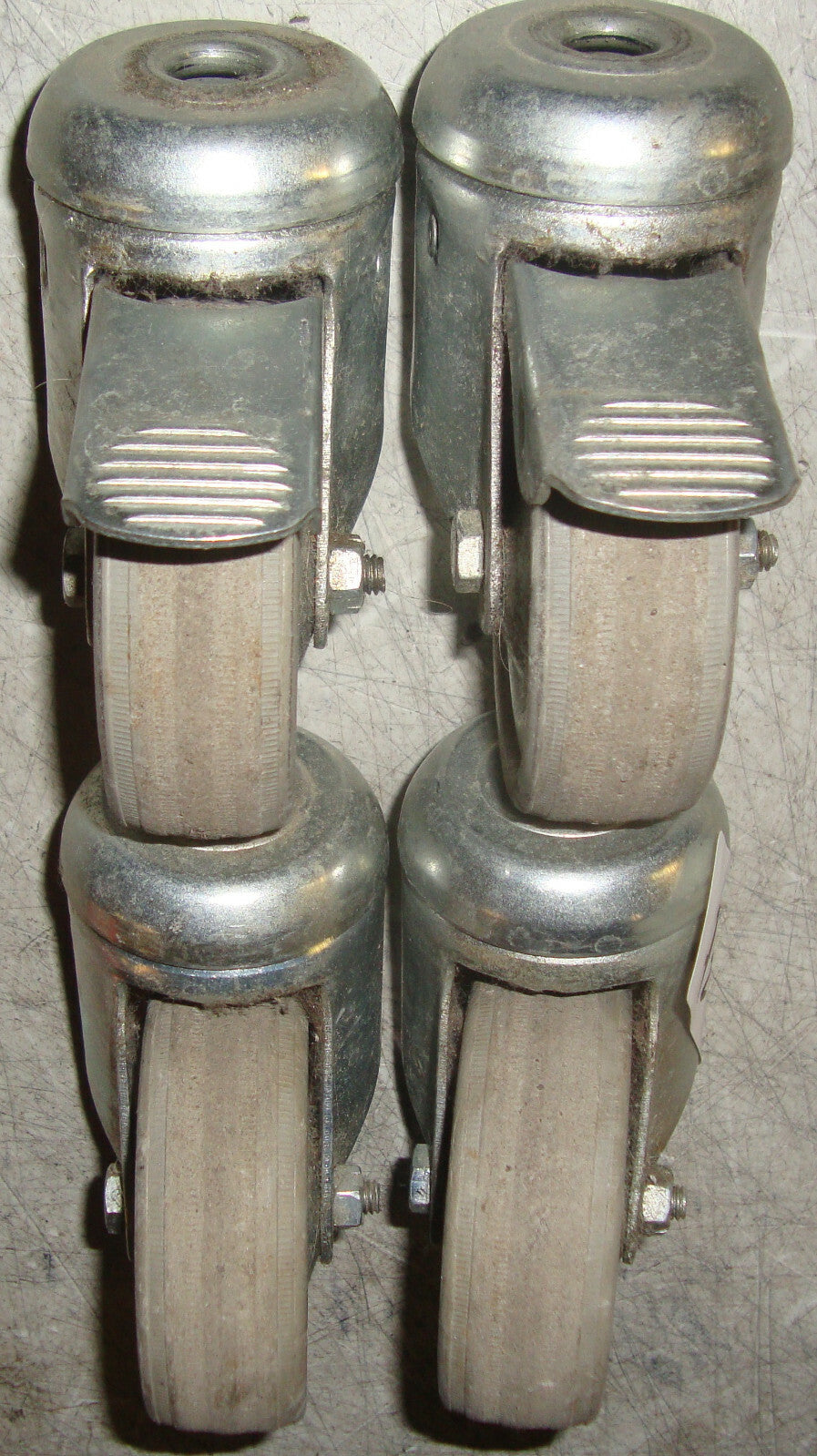 Medium 3 Inch Casters Wheels Nylon Wheels Castors Bolt Hole Bearing H. duty
