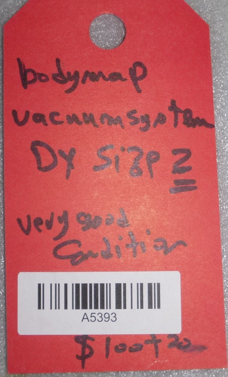BUTTERFLY BODYMAP DX VACUUM SYSTEM SIZE 2 BY ORTHODESIGN VERY GOOD CONDITION