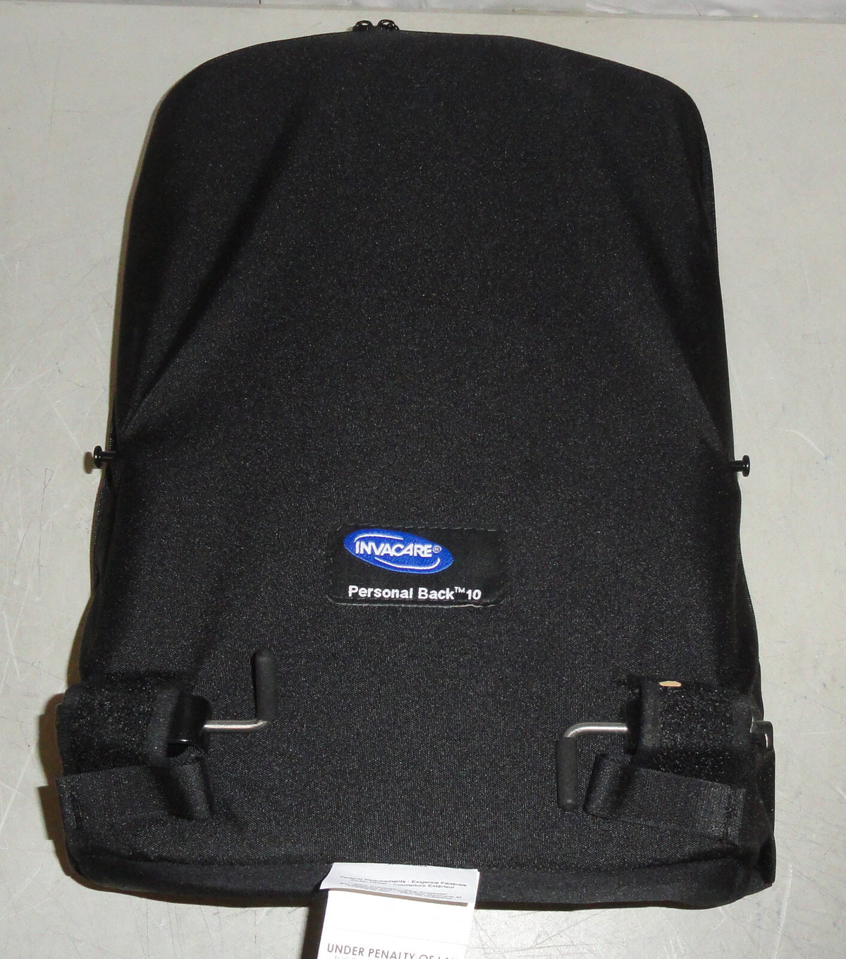 INVACARE PERSONAL 10 WHEELCHAIR BACK WITH 16 INCH WIDTH NO ACCESS
