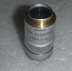 Microscope lens Leitz Wetzlar Germany 160/0.17 NPL Fluotar 100/1.32 OEL