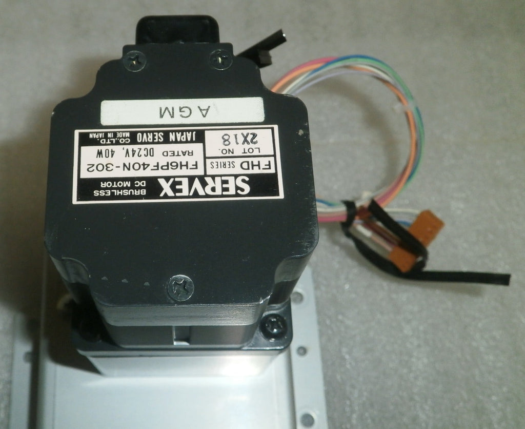NIDEC Servo FH6BF40N-302 Brushless DC Motor w/ Base as Photo