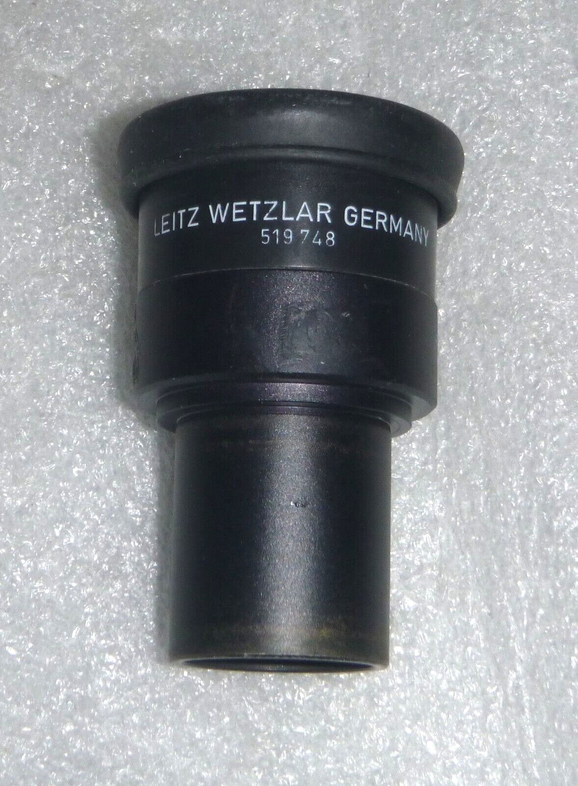 Microscope lens Leitz Wetzlar Germany 519748/ Periplan 10x18 EYEPIECE