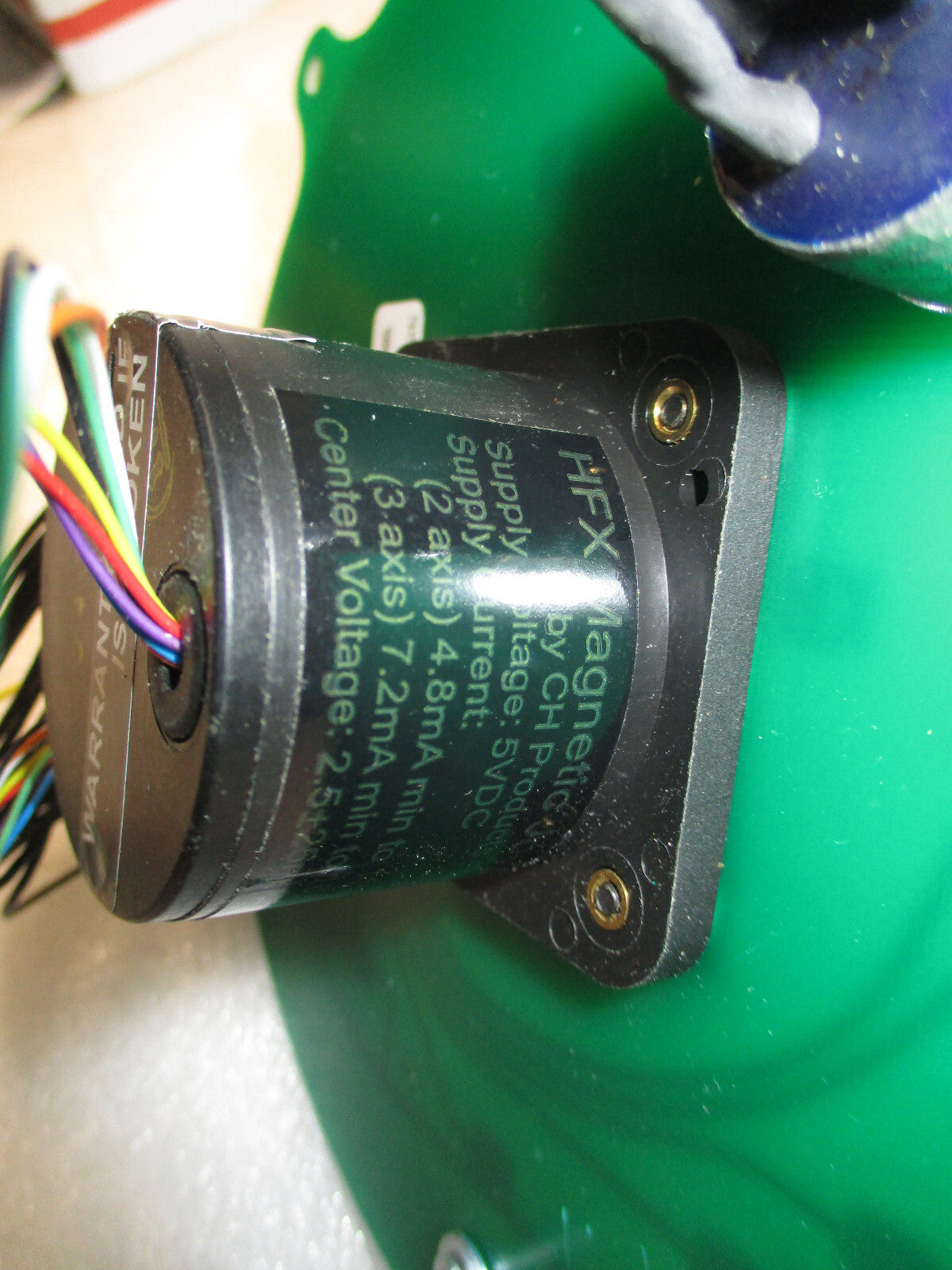 HFX JOYSTICK Supply Volt:5VDC / Center Volt:2.5+-25mV PARTS FROM NIDEK CONFOSCAN