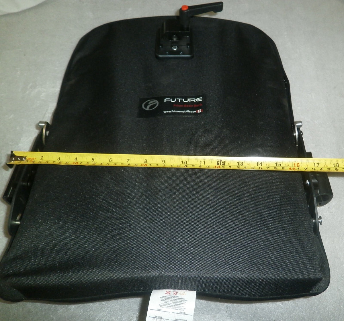 FUTURE PRISM BASIC BACK CUSHION 06T-24601 SIZE 19X20" WITH ACCESSORIES