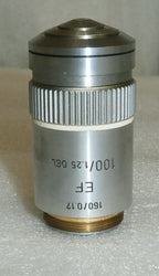 LEITZ 519804/ EF 100X/1.25 OEL 160/0.17 MICROSCOPE OBJECTIVE A0486