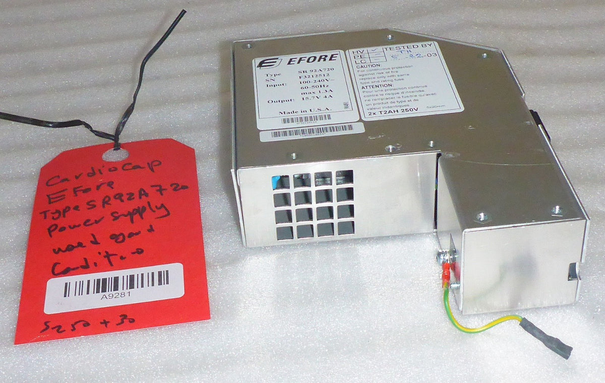 CARDIO CAP E FORE TYPE SR92A720 POWER SUPPLY USED GOOD CONDITION