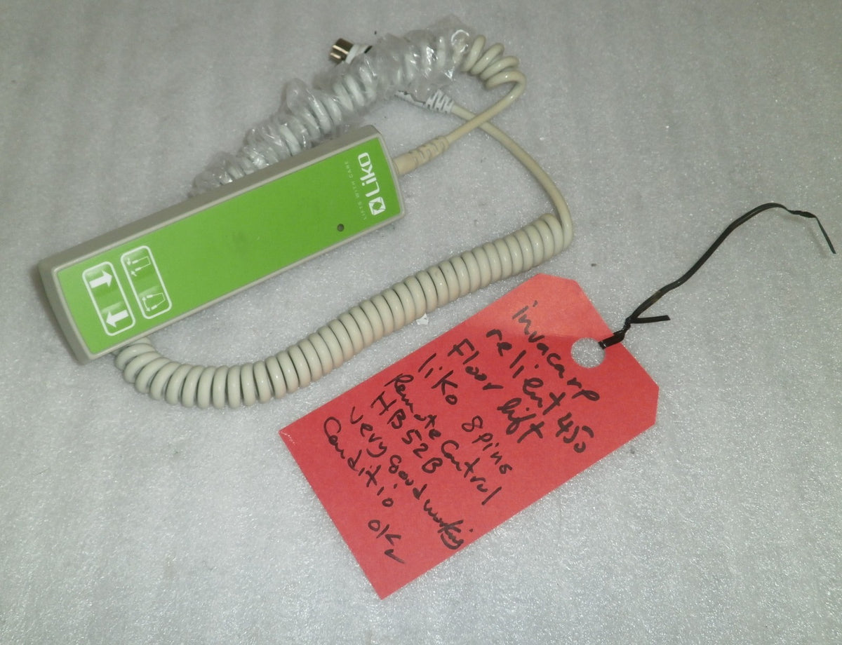 Liko Patient Lift Hand Control HB52B 8 PINS, 4 Buttons Good Condition