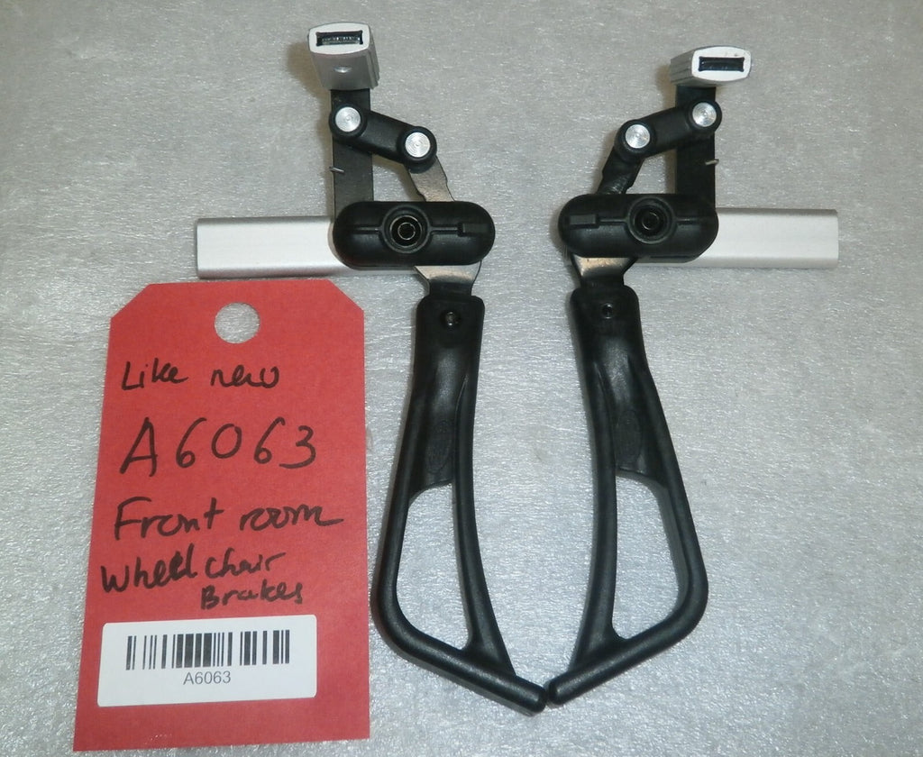 Wheel Locks Wheelchair Hand Brake Pull Push Assembly Pair Left Right