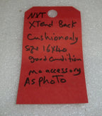 NXT XTEND BACK CUSHION ONLY 16X40 GOOD CONDITION No Metal/Plastic Backing