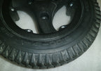 Set of 2 Primo Powertrax Powerchair Wheels 3.00-8 Solid Very Good Condition