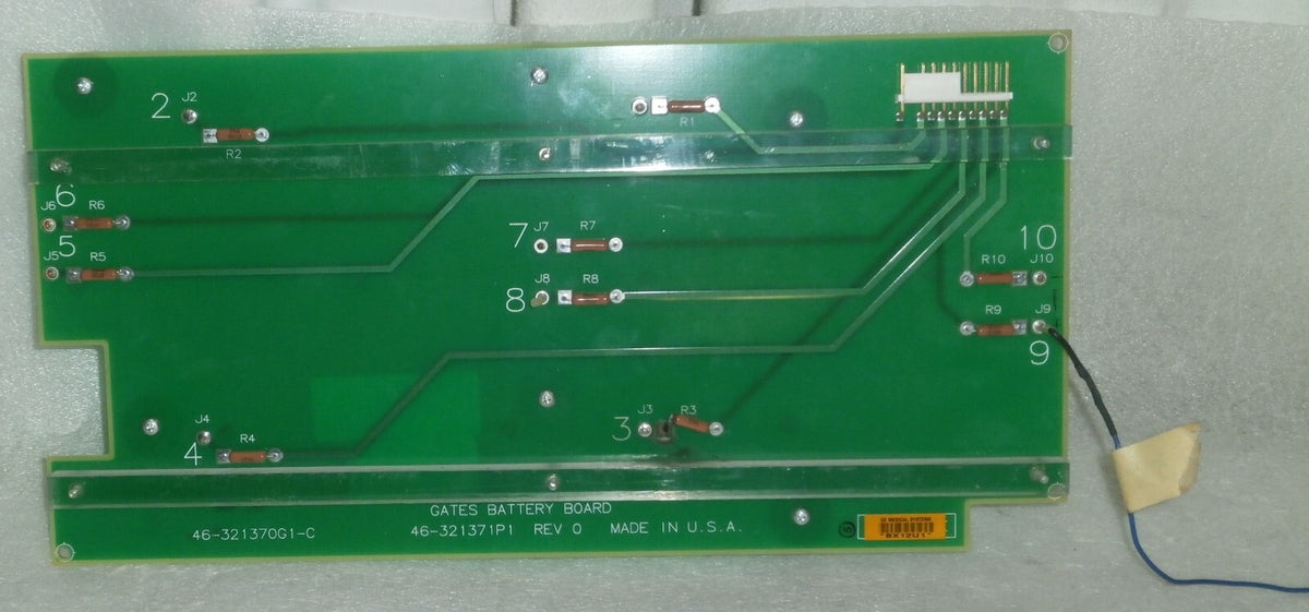 GE AMX-4 BOARD 46-321370G1-C Gates Battery Board 46-321371P1 REV 0 USA MADE