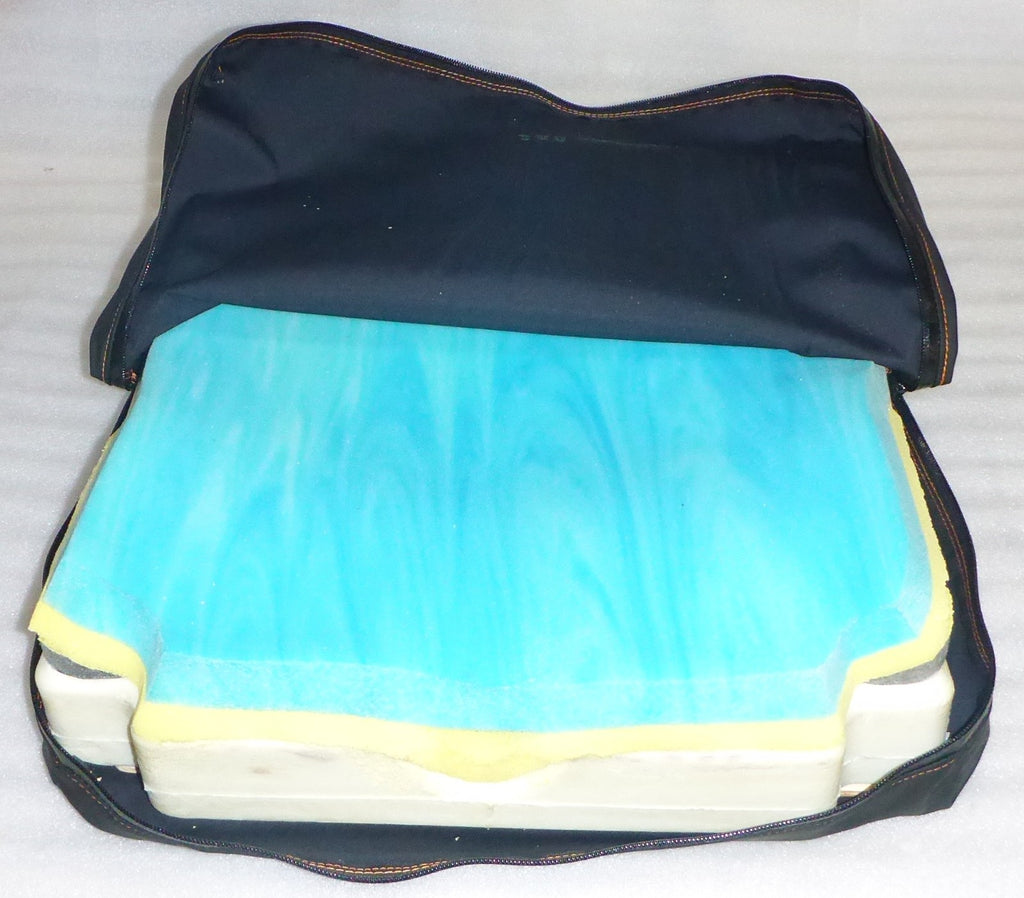 JAY UNION WHEELCHAIR CUSHION 17X18X4 INCH USED GOOD CONDITION