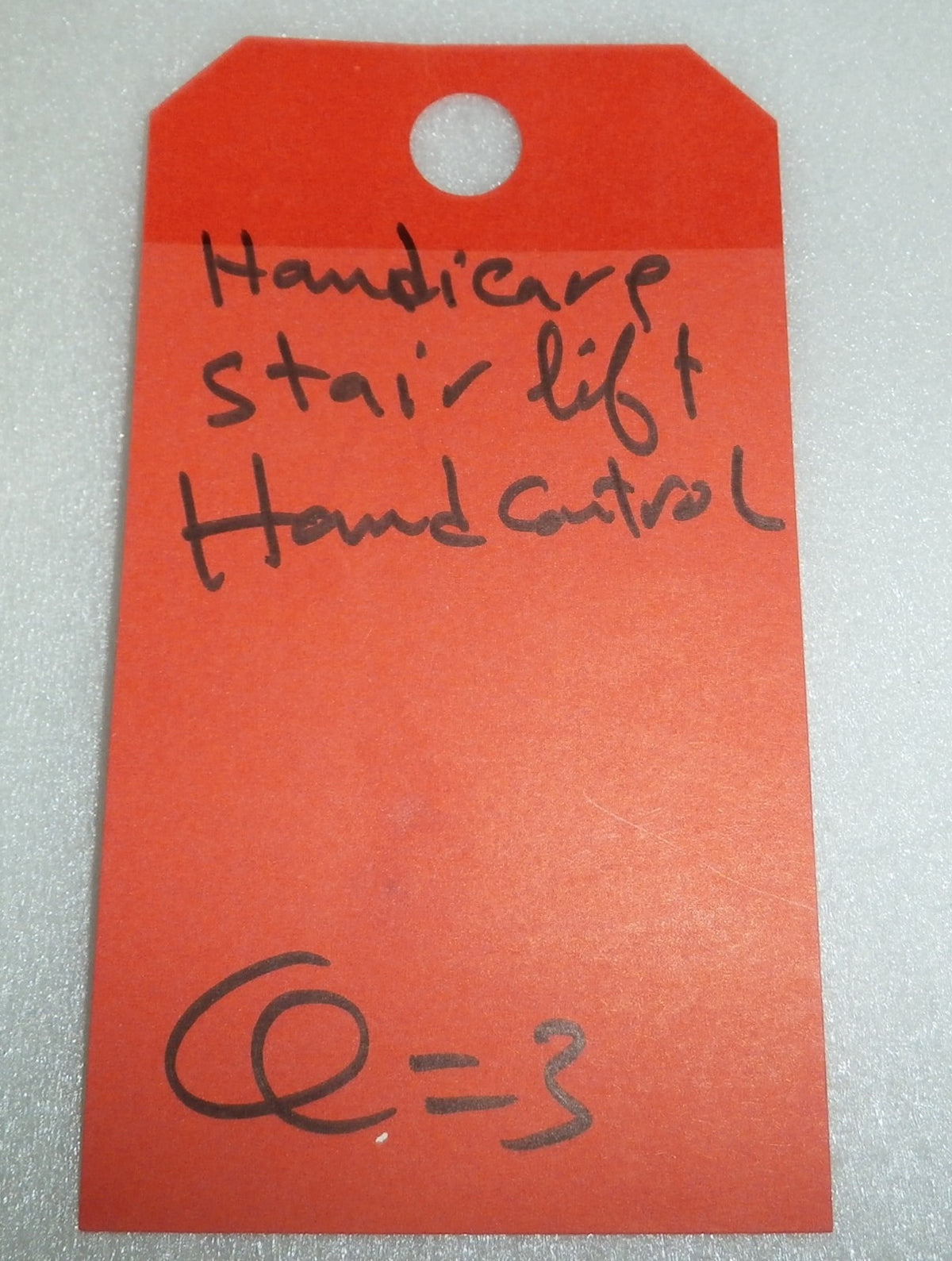 HANDICARE FREE CURVE STAIR LIFT HAND CONTROL USED GOOD CONDITION
