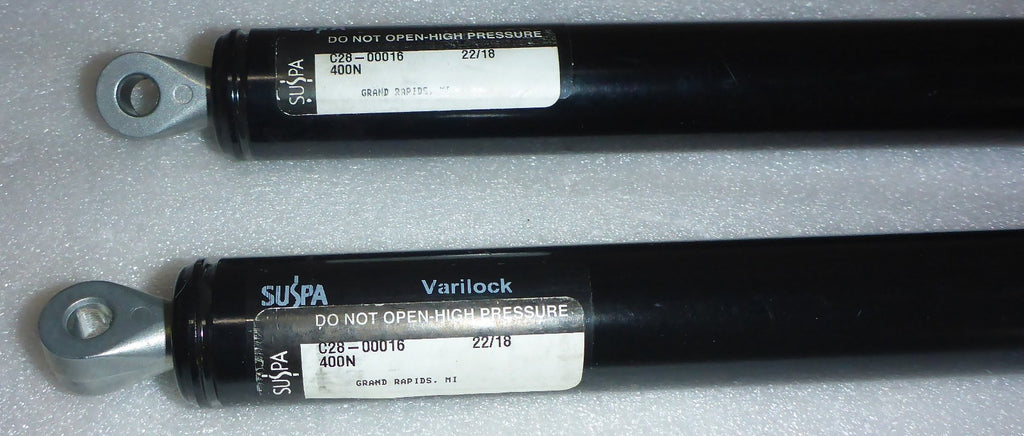 Lot of 2 suspa varilock gas strut for motion control c28-00016 as one lot