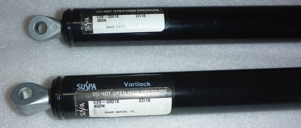 Lot of 2 suspa varilock gas strut for motion control c28-00016 as one lot