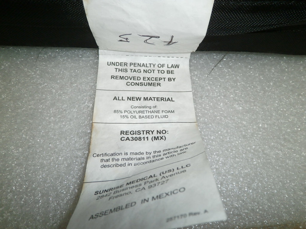 JAY UNION WHEELCHAIR CUSHION 17X19 INCH WITH COVER GOOD CONDITION