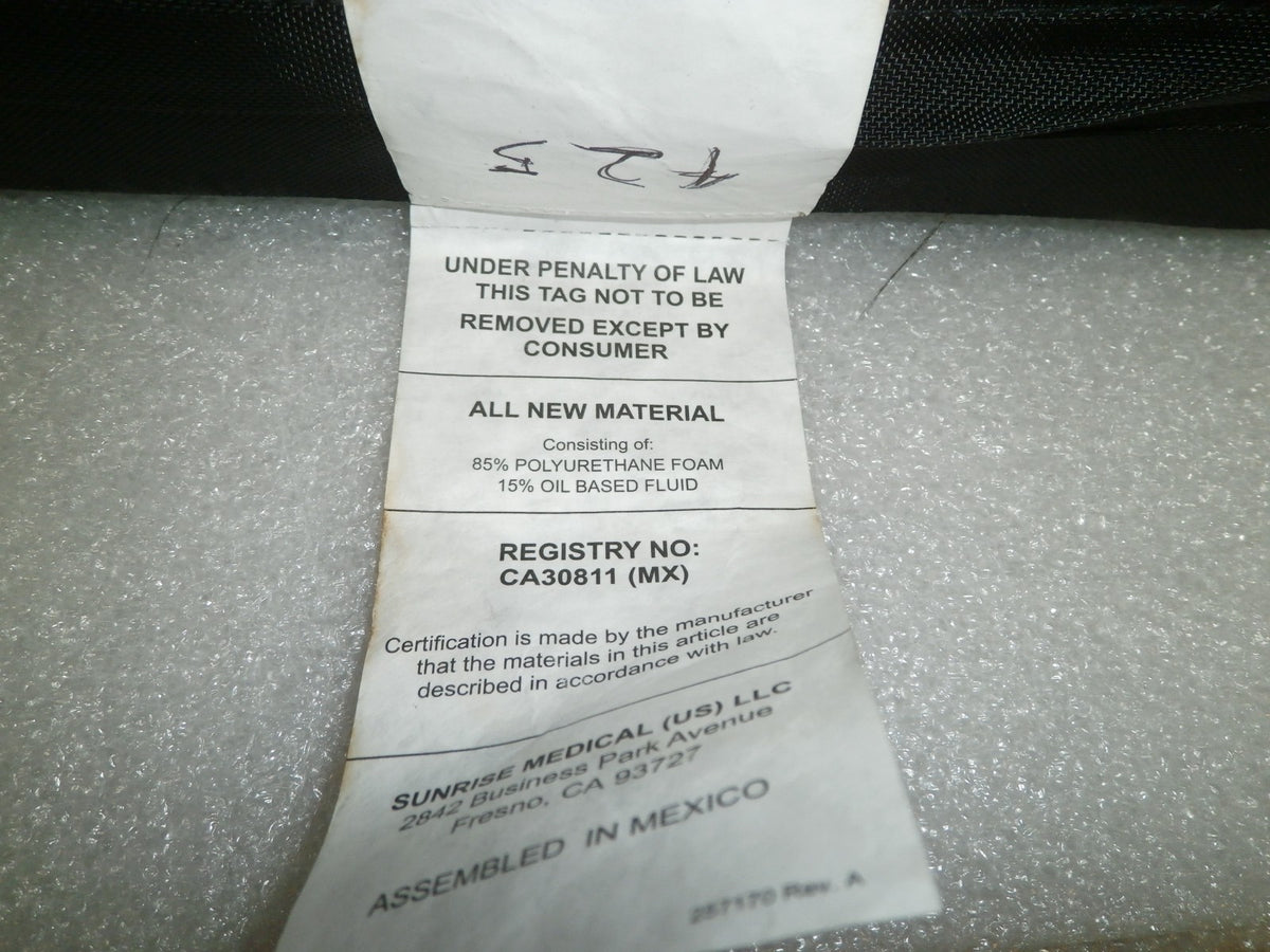 JAY UNION WHEELCHAIR CUSHION 17X19 INCH WITH COVER GOOD CONDITION