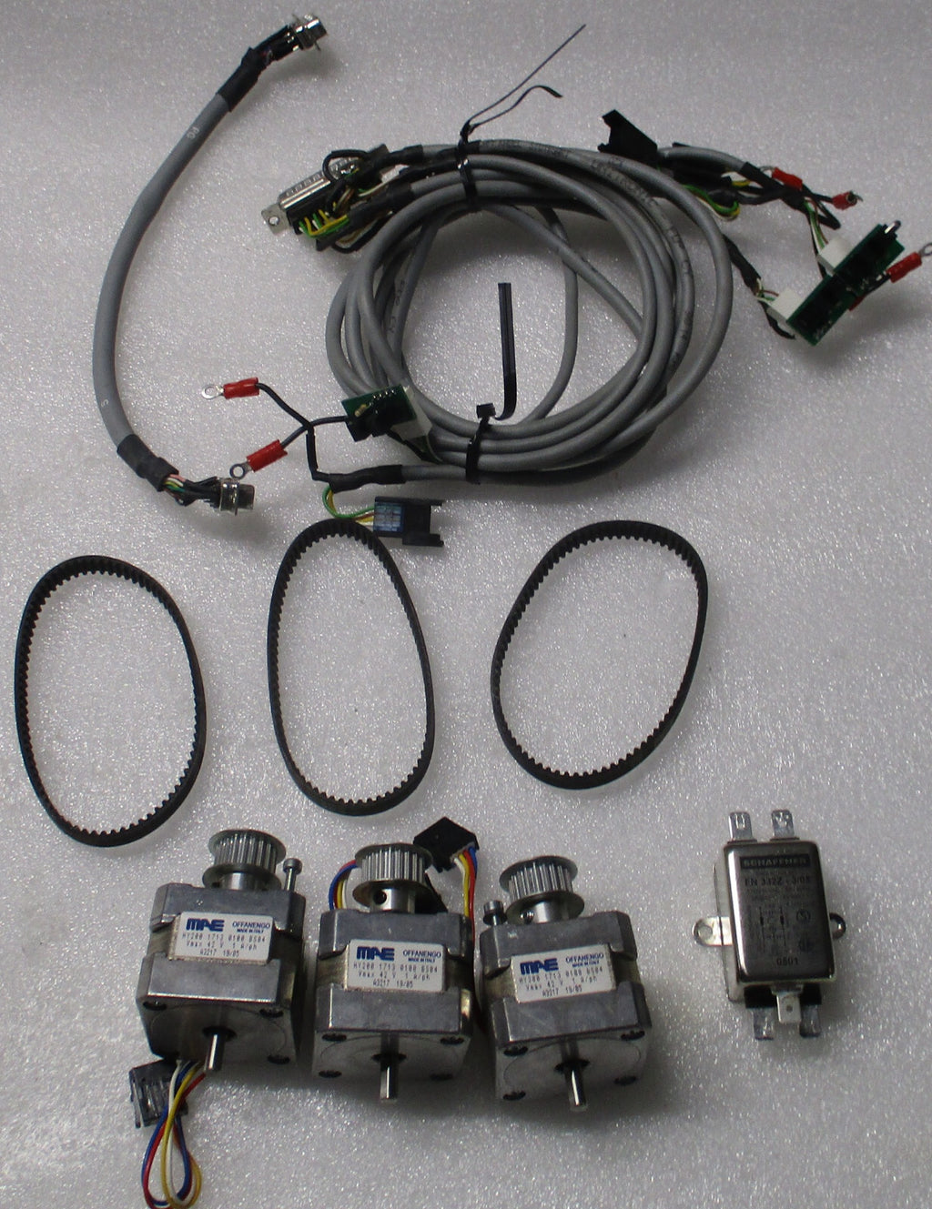 MAE Offanengo HY200 Stepper Motor(3 Units)/ Schaffner FN332Z-3/05 Filter(1 Unit)