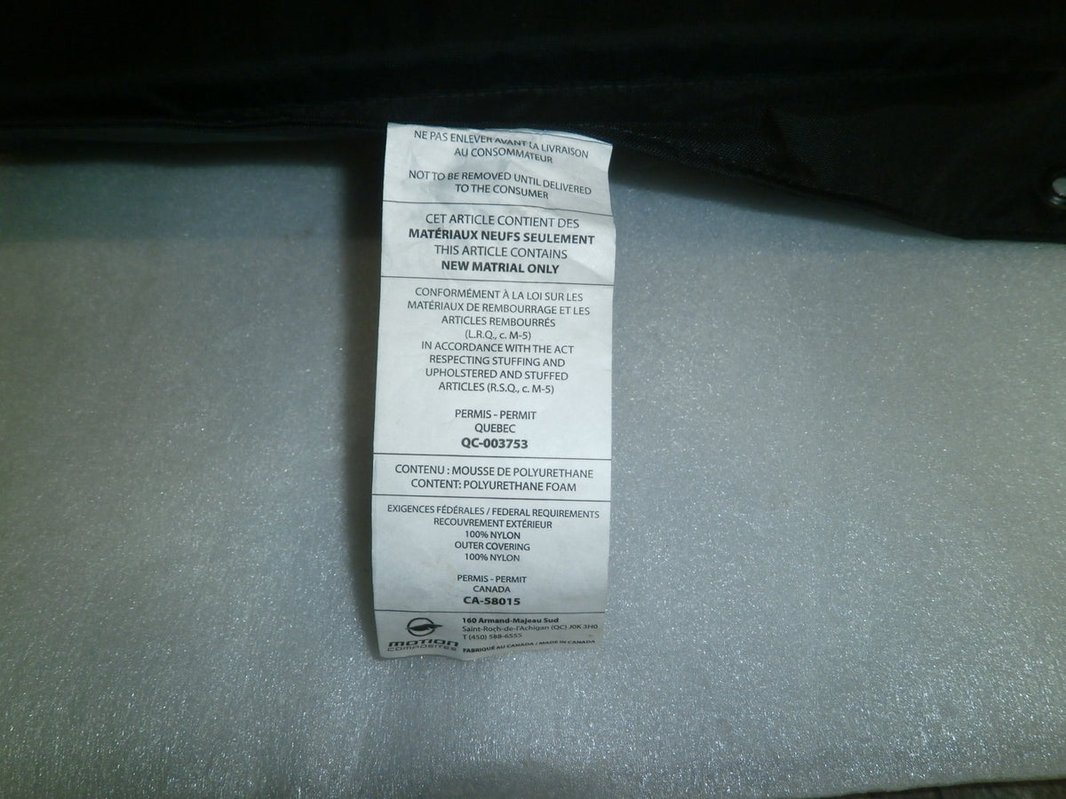 Motion Wheelchair Fabric Adjust Back cover Upholstery Size 17 x 18