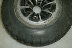 Lot of 2 Wheels from Quantum Q1450 4.00-6 Solid