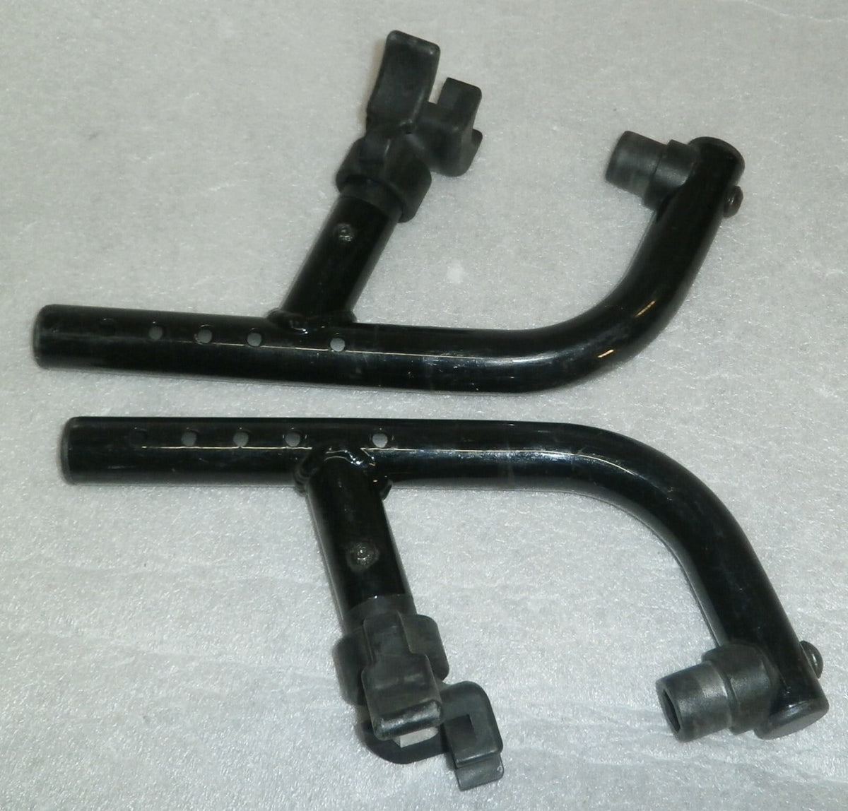 SET OF 2 WHEELCHAIR FOOT REST FRAMES DIMENSION AS PHOTO