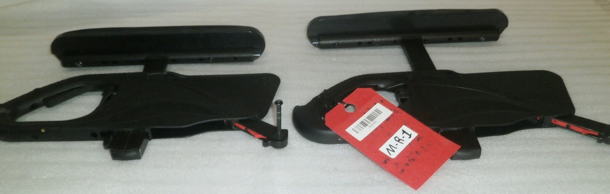 PAIR OF WHEELCHAIR MOTION ARM REST MOUNTS GOOD CONDTION AS PHOTO