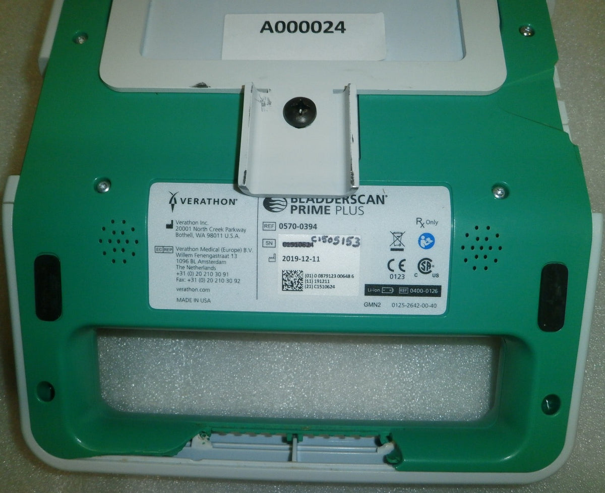 Verathon BladderScan Prime Plus Scanner 0570-0346