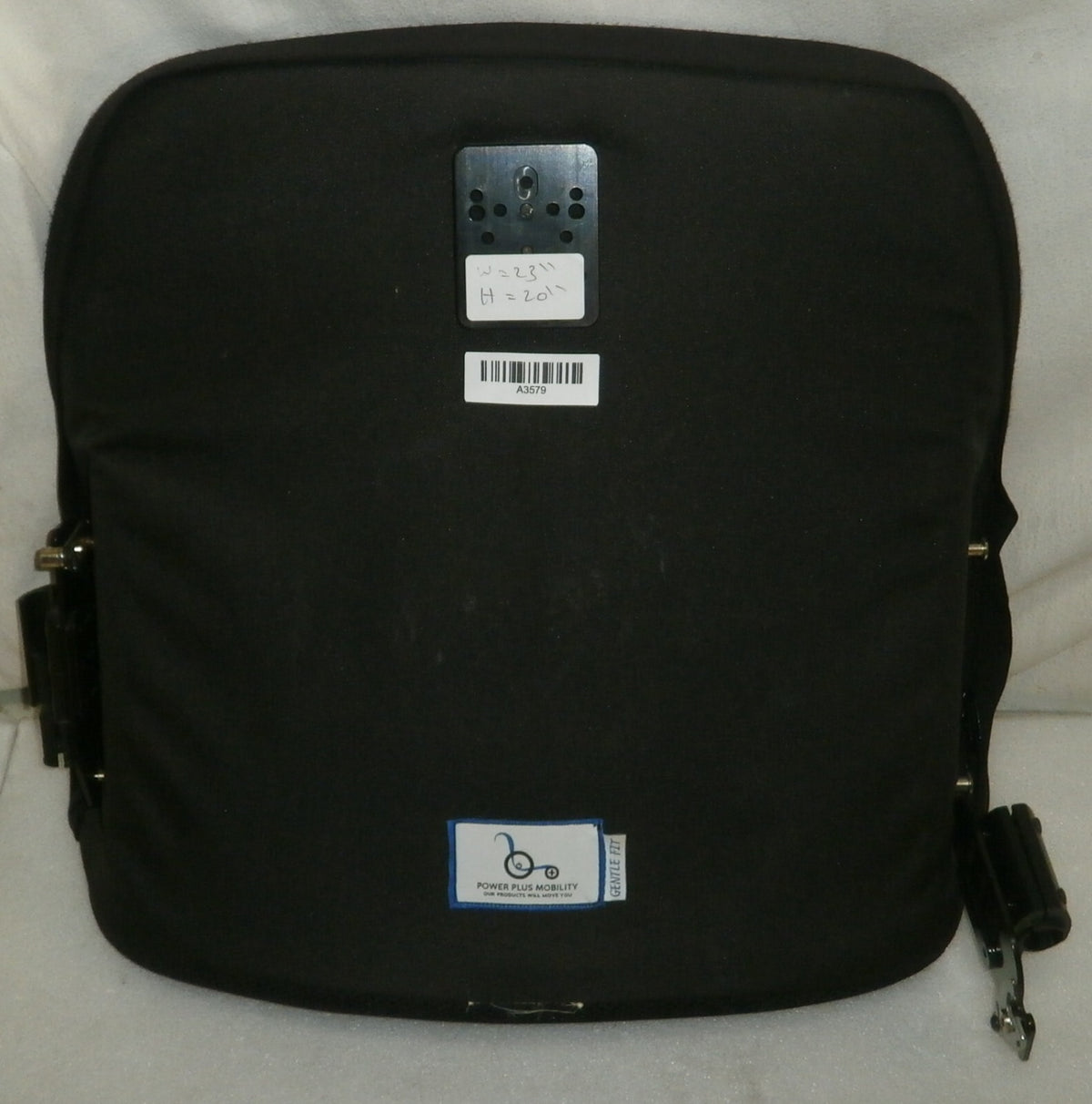Power Plus Mobility Cushion back 23X20 INCH GOOD CONDITION with accessory