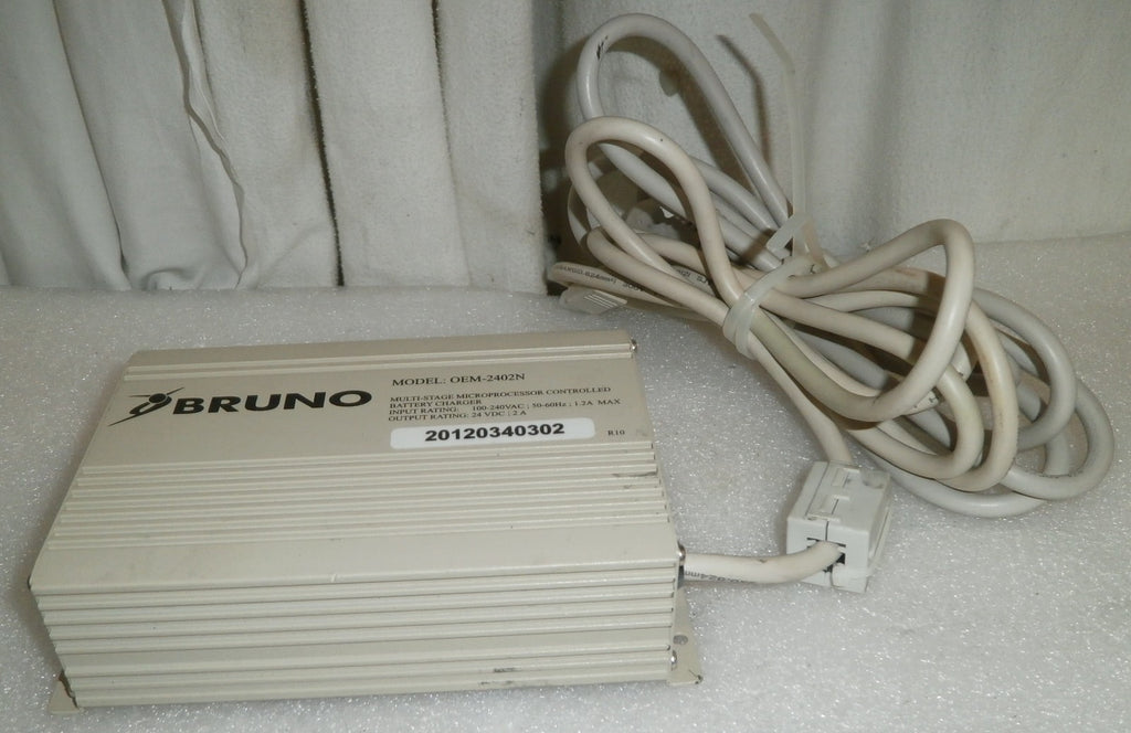 BRUNO STAIRLIFT CRE-2110 CHARGER OEM 2402 PERFECT CONDITION