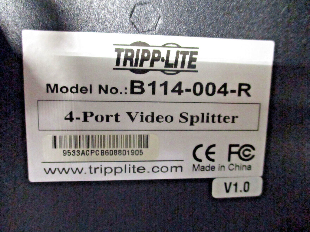 MEDTRONIC TRIPP.LITE 4 PORT VIDEO SPLITTER MODEL B114-004-R