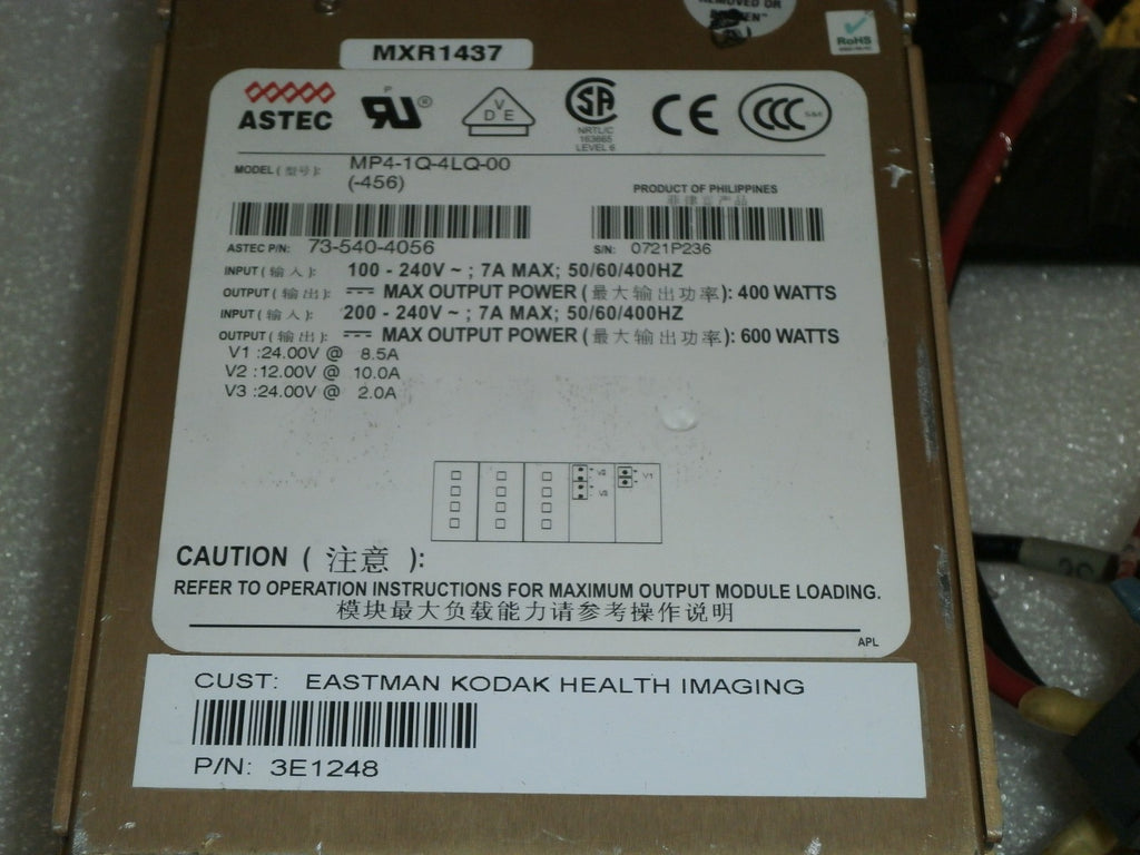 AMTEC POWER SUPPLY MVP SERIES MP4-1Q-4LQ-00 (-456) FROM KODAK DIRECTVIEW C