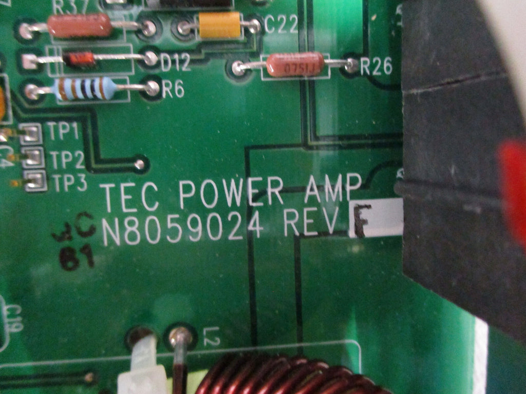 POWER AMPLIFIER TEC POWER AMP -BOARD N8059024 REV F FROM DETECTION SYSTEM API PR