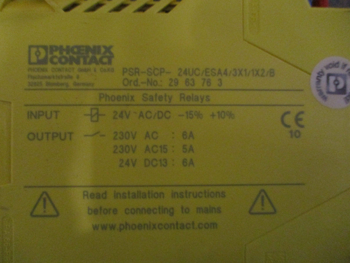 MOLLER DILR22-G AND ONE PHOENIX CONTACT PSR-ESA4_B AND 2 FUSETEK MD30F 30