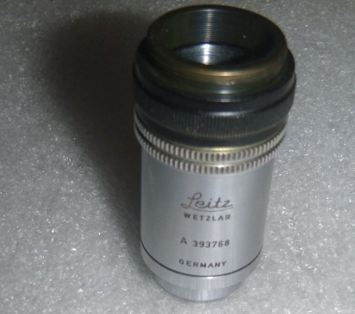 Leitz Wetzlar A 393768 Germany 170/0.17 FL Oel 54/0.95 Microscope Objective
