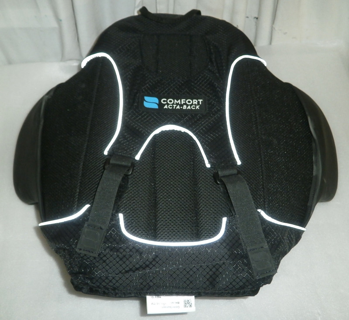 18 x 16" Comfort Acta-Relief Wheelchair Back Cushion only w/ Cover (No mounting)