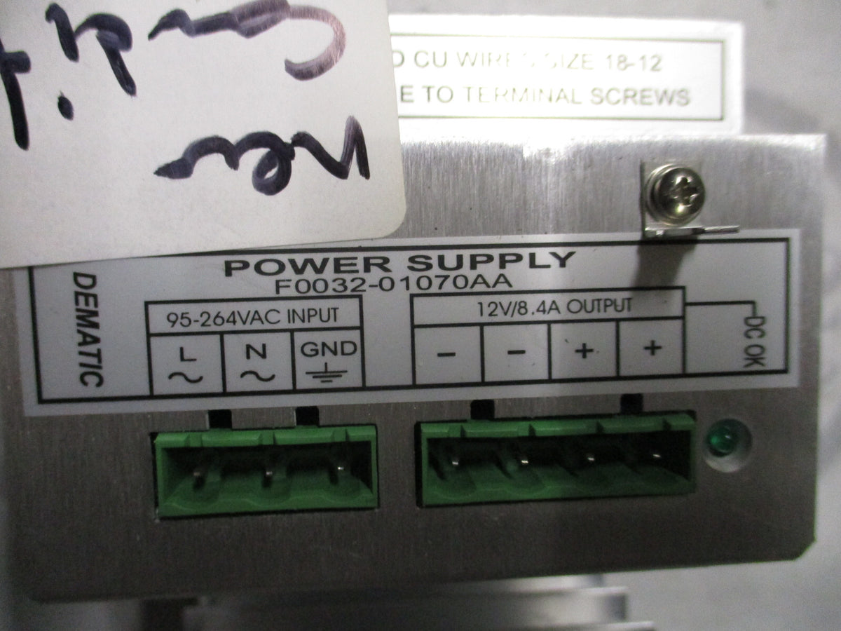 Lot of 4 DEMATIC POWER SUPPLY F0032-01070AA NEW CONDITION