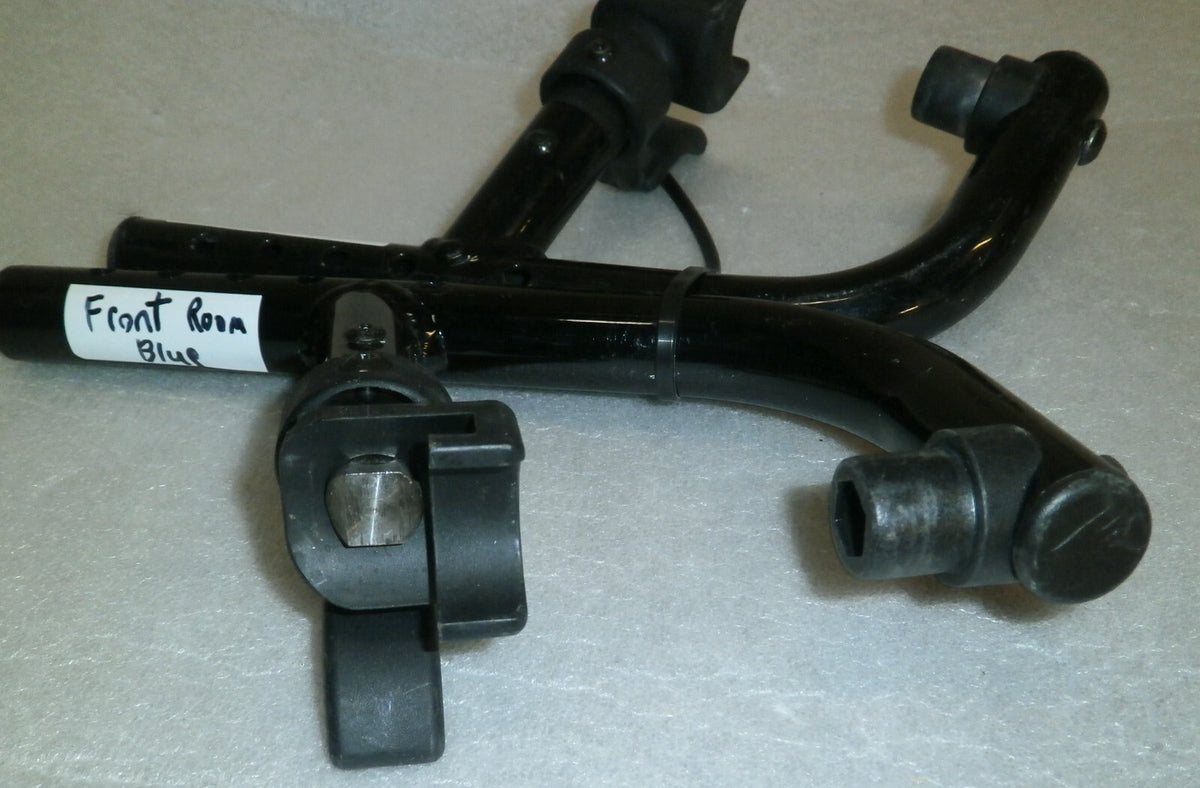 SET OF 2 WHEELCHAIR FOOT REST FRAMES DIMENSION AS PHOTO