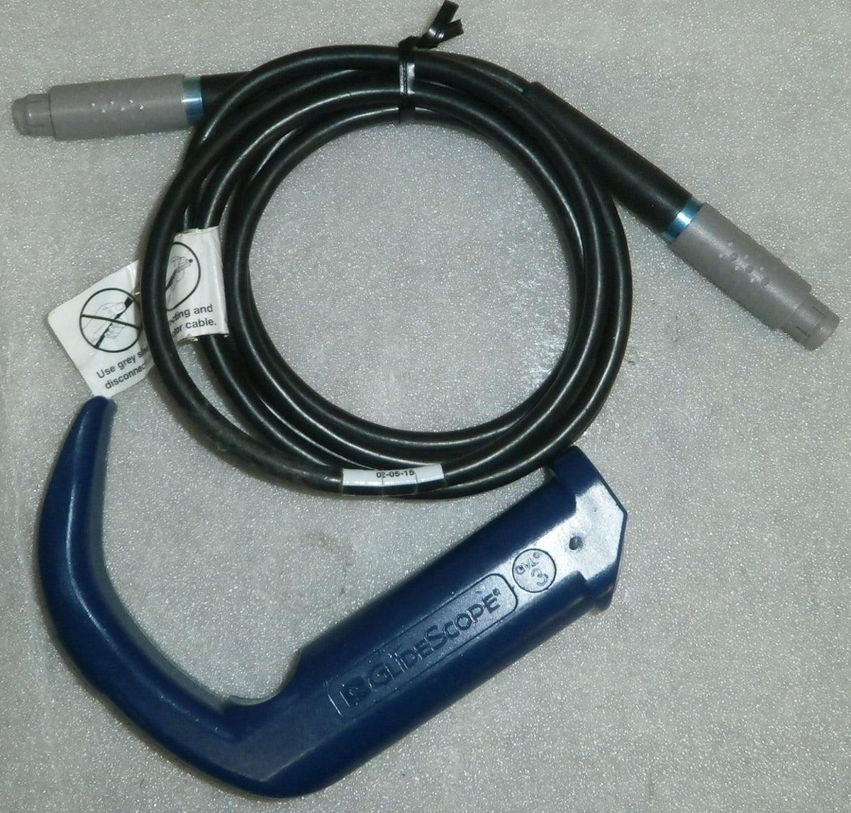 Verathon Glidescope GVL 3 0574-0007 w/ 0600-0237 cable