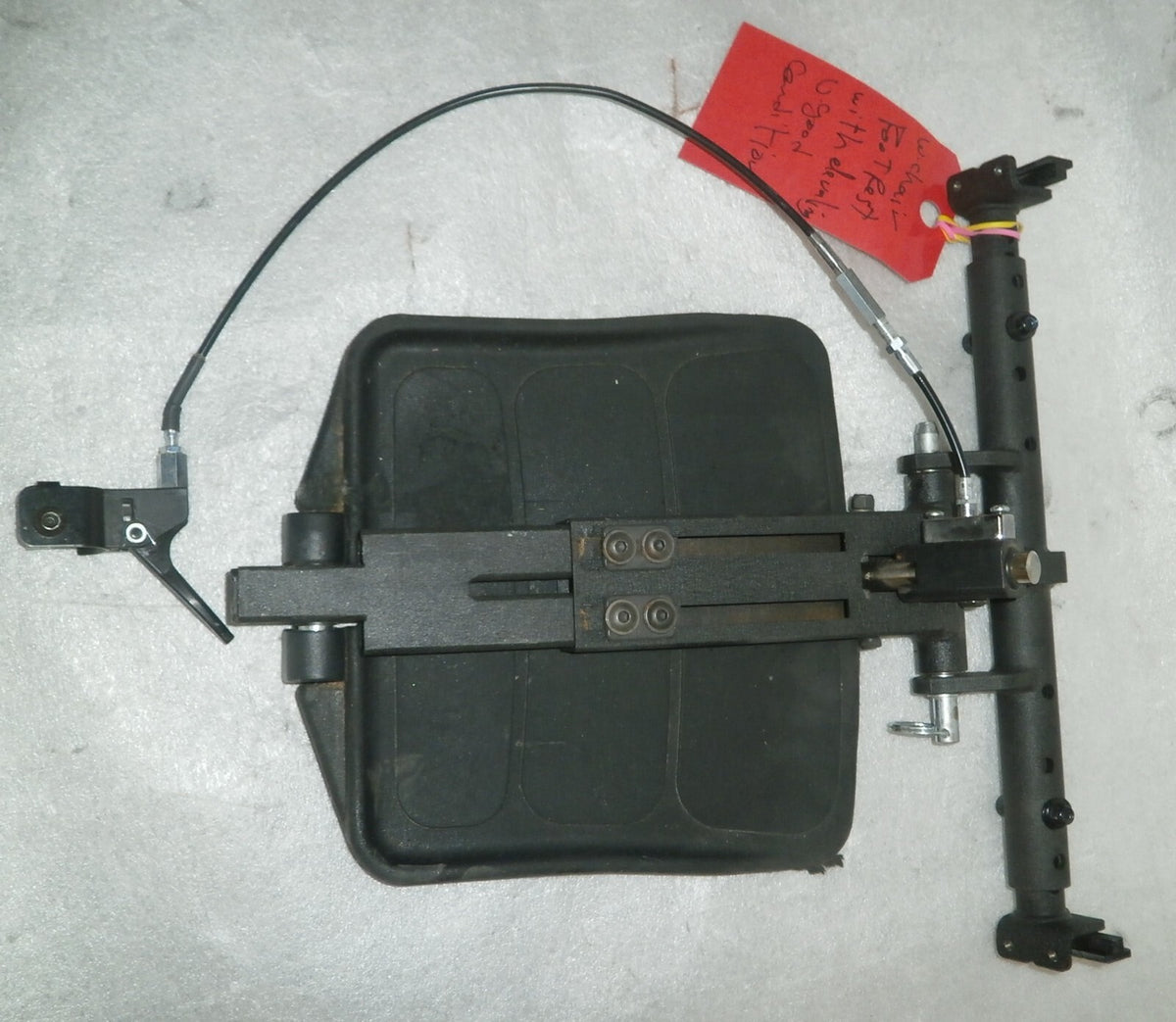 Wheelchair Footrest 1114309 with Elevating and Foldable Good Condition