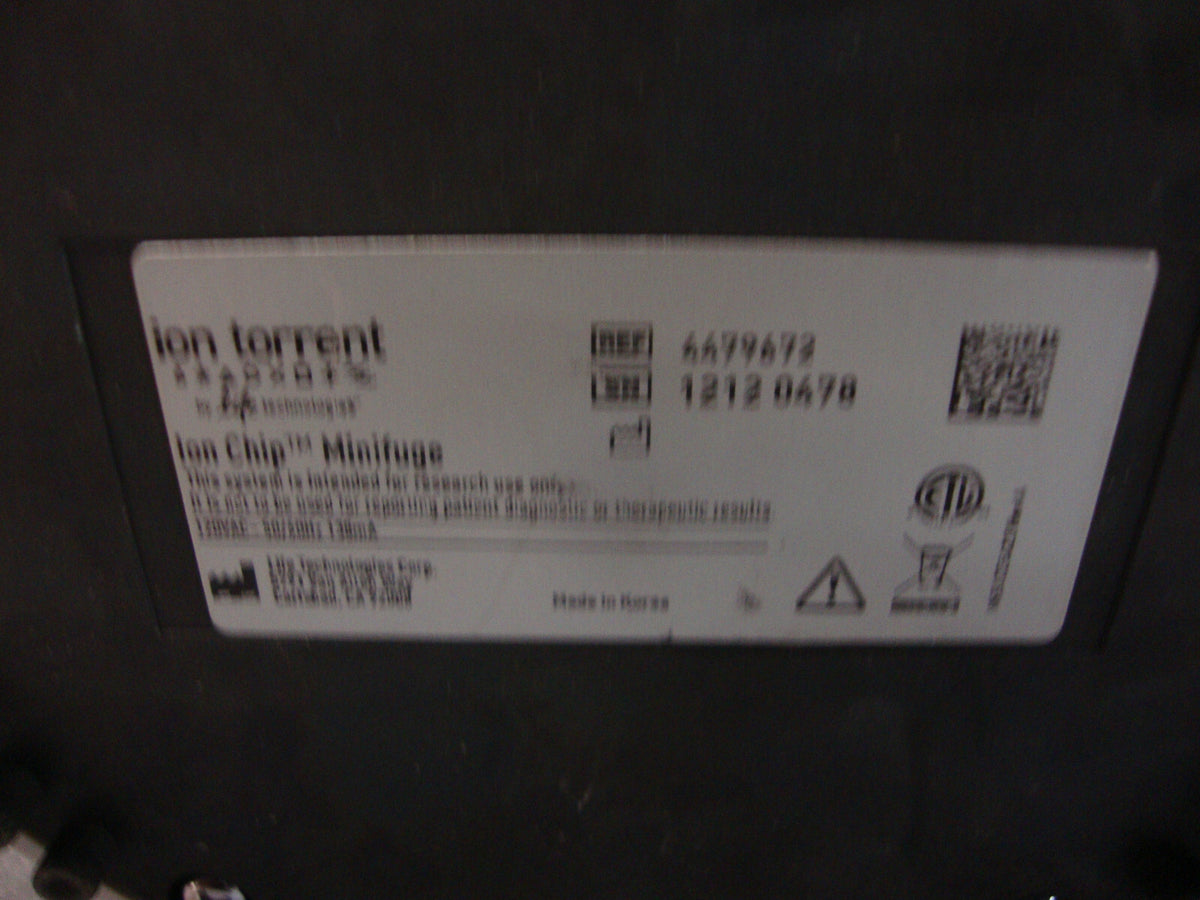 ION CHIP MINIFUGE 4479672 WORKS GOOD