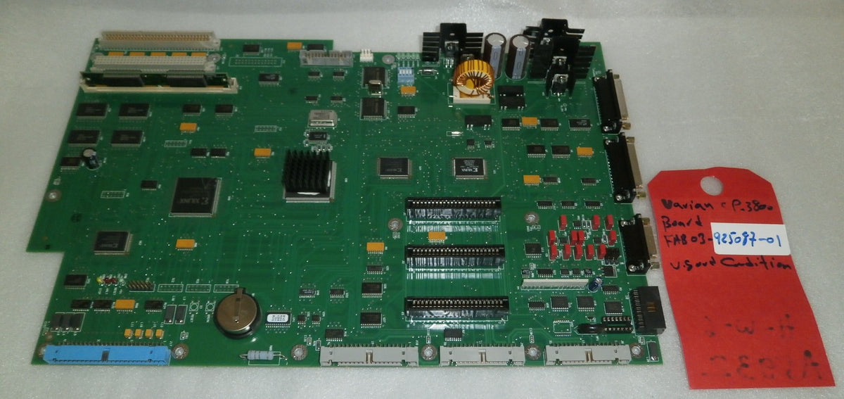 VARIAN CP3800 BOARD FAB03-925087-01 W/ LEAD CONNECTOR AS PHOTO