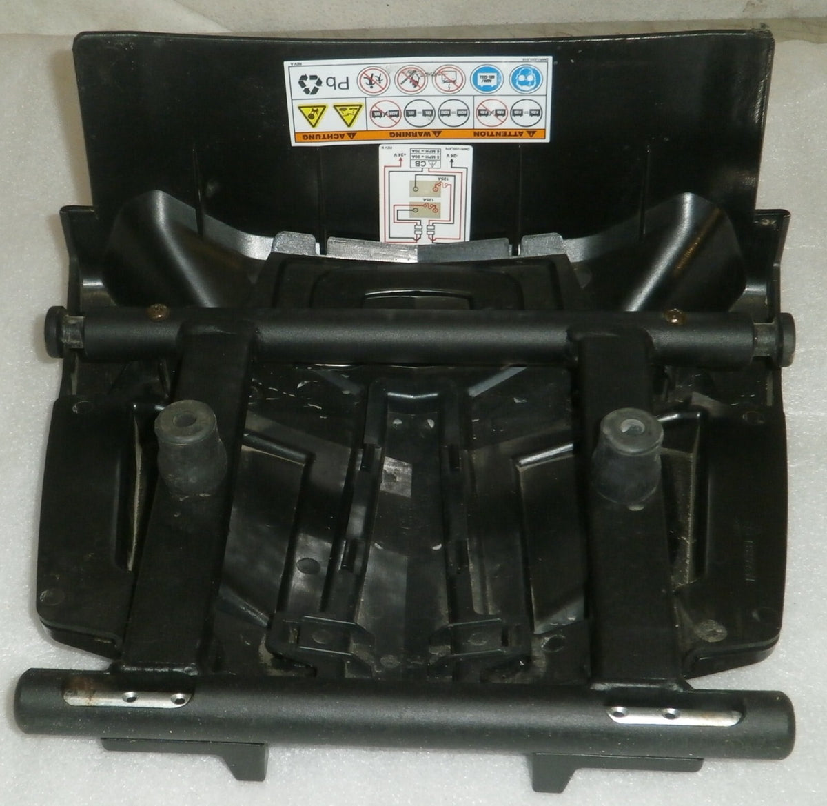 Lot of 2 Quantum Edge 2.0 Front Plastic Body and Battery Cover Power Wheel Chair