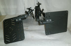SET OF 2 WHEELCHAIR FOOT RESTS WITH MOUNT PLATES