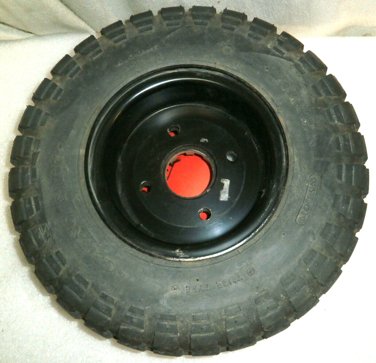 Lot of 2 Wheels from Quantum Q1450 4.00-6 Solid