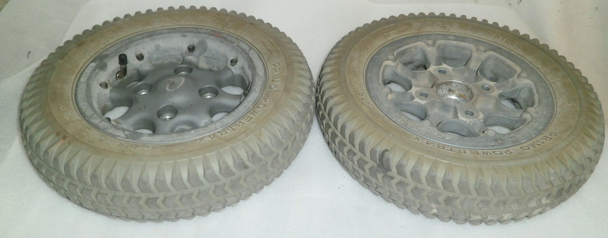 QUICKIE S 646-SE WHEELS POWER TRAX 3.00-8 VERY GOOD CONDITION