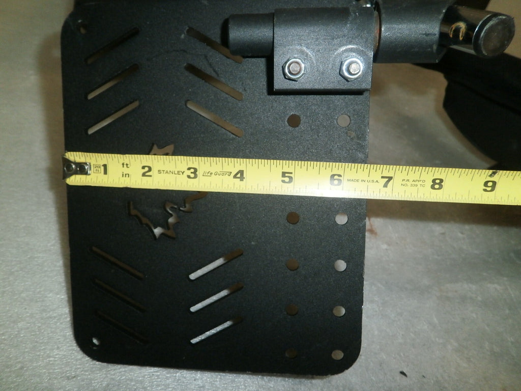SET OF 2 WHEELCHAIR FOOT RESTS WITH MOUNT PLATES